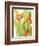 Watercolor Tropical Flowers III-Tim OToole-Framed Premium Giclee Print