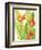 Watercolor Tropical Flowers III-Tim OToole-Framed Premium Giclee Print