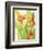 Watercolor Tropical Flowers III-Tim OToole-Framed Art Print