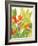 Watercolor Tropical Flowers IV-Tim OToole-Framed Art Print