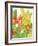 Watercolor Tropical Flowers IV-Tim OToole-Framed Art Print