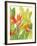 Watercolor Tropical Flowers IV-Tim OToole-Framed Art Print