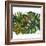 Watercolor Tropical Leaf Pattern-tanycya-Framed Art Print