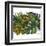 Watercolor Tropical Leaf Pattern-tanycya-Framed Art Print