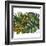 Watercolor Tropical Leaf Pattern-tanycya-Framed Art Print
