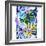 Watercolor Tropical Leaves and Geometric Shapes-tanycya-Framed Premium Giclee Print