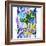 Watercolor Tropical Leaves and Geometric Shapes-tanycya-Framed Premium Giclee Print