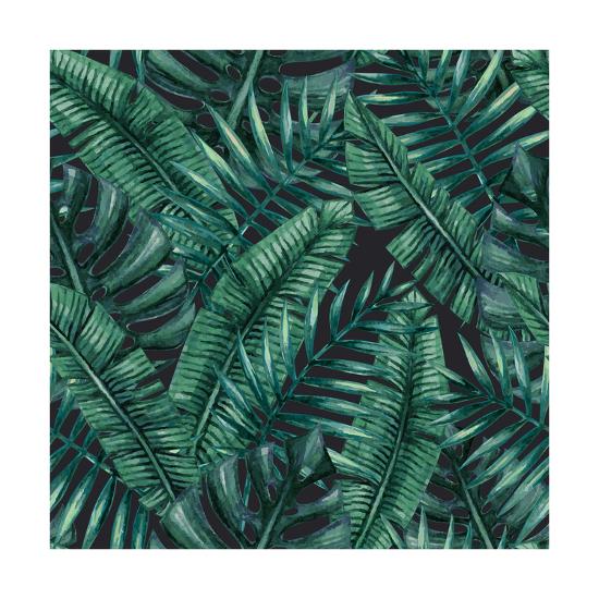 Watercolor Tropical Palm Leaves Seamless Pattern Vector Illustration Art Print Bigio Art Com Watercolor Tropical Palm Leaves Seamless Pattern Vector Illustration Art Print Bigio Art Com