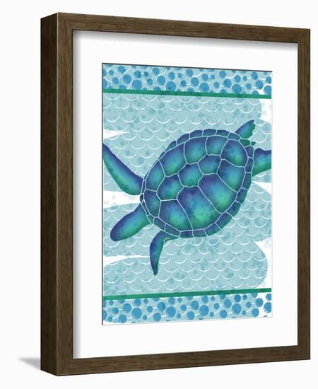 Watercolor Turtle-Melody Hogan-Framed Art Print