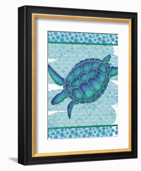 Watercolor Turtle-Melody Hogan-Framed Art Print