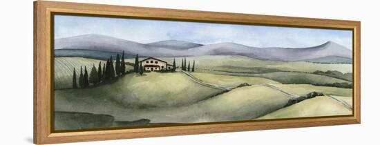 Watercolor Tuscany III-Grace Popp-Framed Stretched Canvas