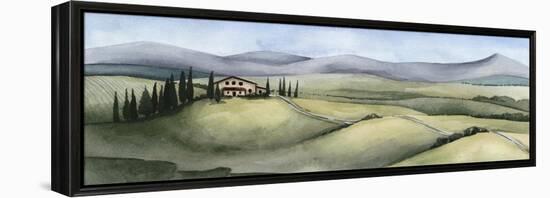 Watercolor Tuscany III-Grace Popp-Framed Stretched Canvas