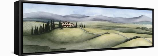 Watercolor Tuscany III-Grace Popp-Framed Stretched Canvas