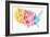 Watercolor USA-Mike Schick-Framed Art Print