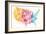 Watercolor USA-Mike Schick-Framed Art Print