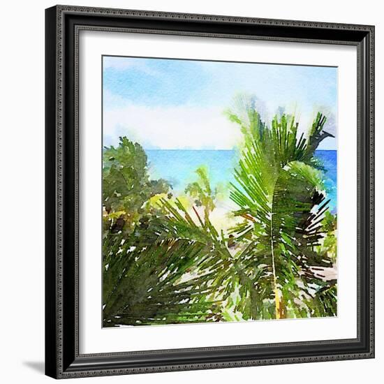 Watercolor Vero Beach-Nola James-Framed Art Print