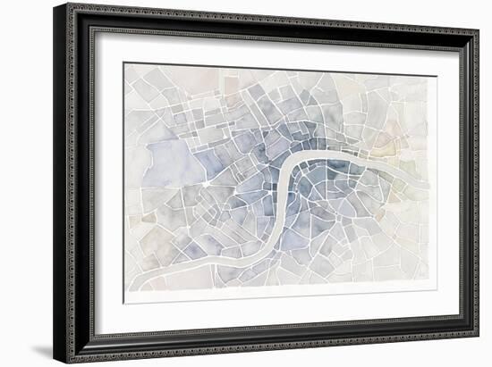 Watercolor Wanderlust London-Laura Marshall-Framed Art Print