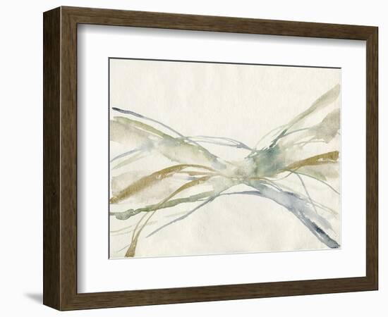 Watercolor Waves II-Jennifer Goldberger-Framed Premium Giclee Print