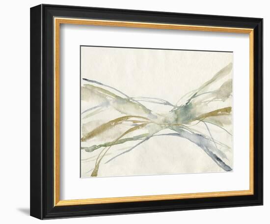 Watercolor Waves II-Jennifer Goldberger-Framed Premium Giclee Print