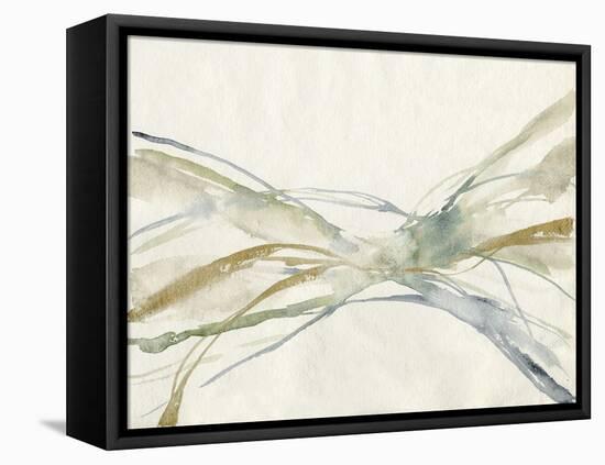 Watercolor Waves II-Jennifer Goldberger-Framed Stretched Canvas
