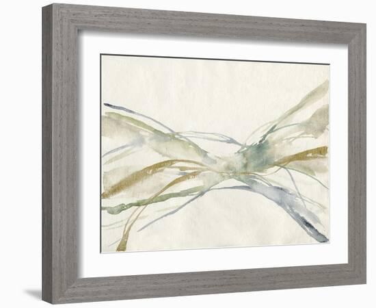 Watercolor Waves II-Jennifer Goldberger-Framed Art Print