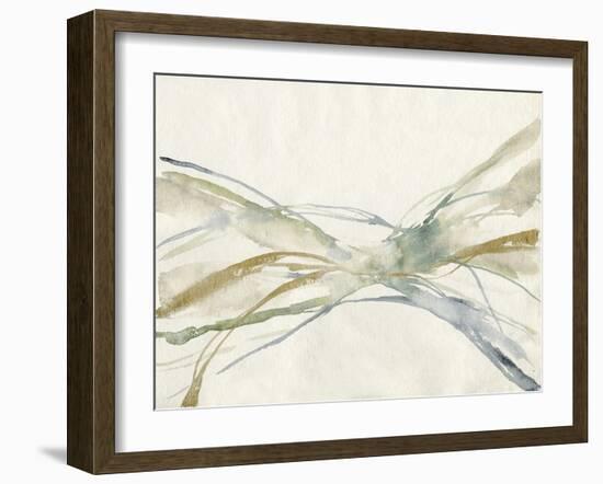 Watercolor Waves II-Jennifer Goldberger-Framed Art Print