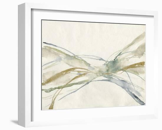 Watercolor Waves II-Jennifer Goldberger-Framed Art Print