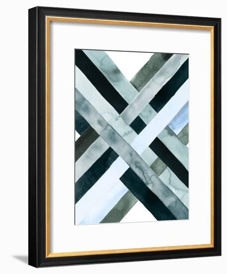 Watercolor Weave I-Grace Popp-Framed Art Print