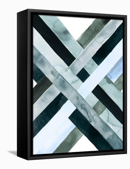 Watercolor Weave I-Grace Popp-Framed Stretched Canvas