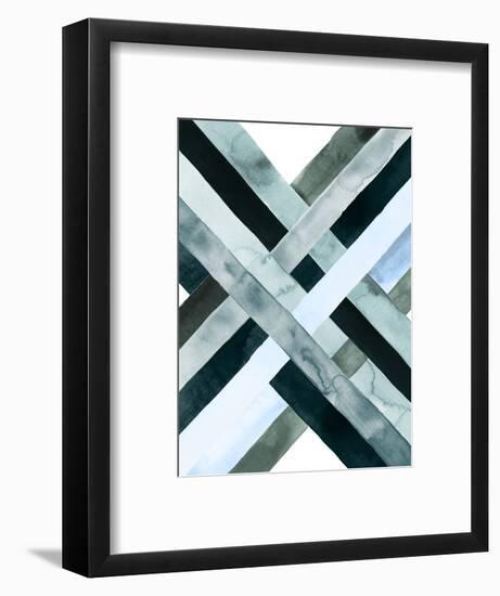 Watercolor Weave I-Grace Popp-Framed Art Print