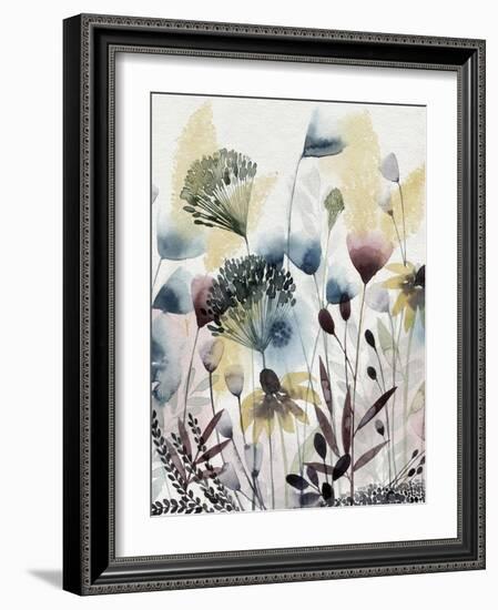 Watercolor Wildflower I-Grace Popp-Framed Art Print