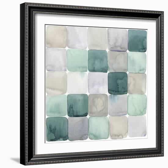 Watercolor Window Panes II-Grace Popp-Framed Art Print