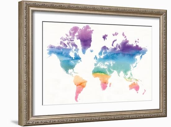 Watercolor World-Mike Schick-Framed Art Print