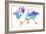 Watercolor World-Mike Schick-Framed Art Print