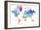 Watercolor World-Mike Schick-Framed Art Print