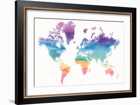 Watercolor World-Mike Schick-Framed Art Print