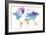 Watercolor World-Mike Schick-Framed Art Print