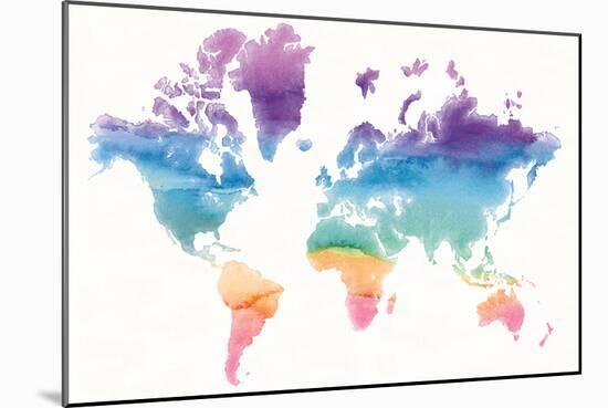 Watercolor World-Mike Schick-Mounted Art Print