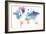 Watercolor World-Mike Schick-Framed Art Print