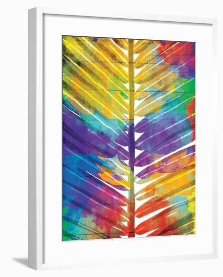 Watercolorful Palms Mate-OnRei-Framed Art Print
