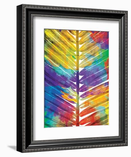 Watercolorful Palms Mate-OnRei-Framed Art Print