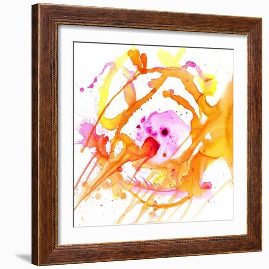 Watercolour Abstract V-Anna Polanski-Framed Art Print