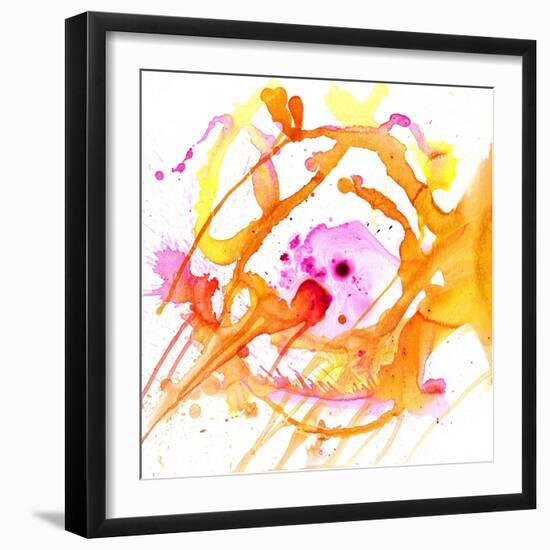 Watercolour Abstract V-Anna Polanski-Framed Art Print