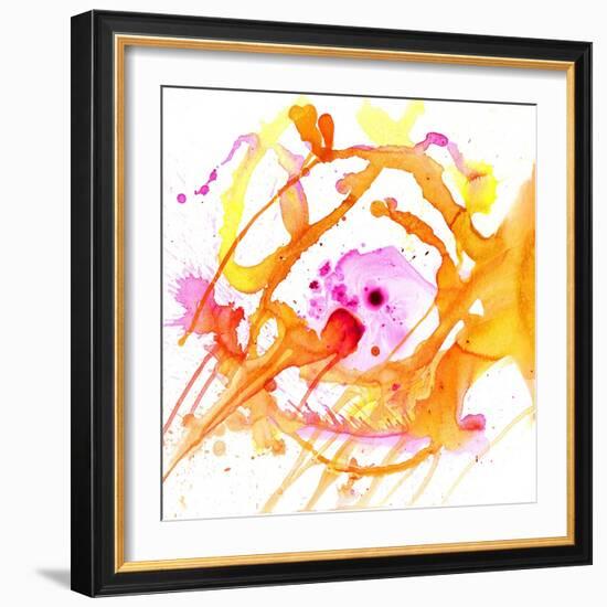 Watercolour Abstract V-Anna Polanski-Framed Art Print