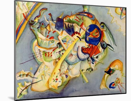 Watercolour No. 6, 1916-Wassily Kandinsky-Mounted Giclee Print