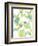 Watercolour Tropical Pattern 2-Mary Escobedo-Framed Art Print