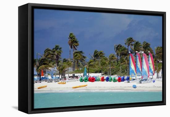 Watercraft Rentals at Castaway Cay, Bahamas, Caribbean-Kymri Wilt-Framed Premier Image Canvas