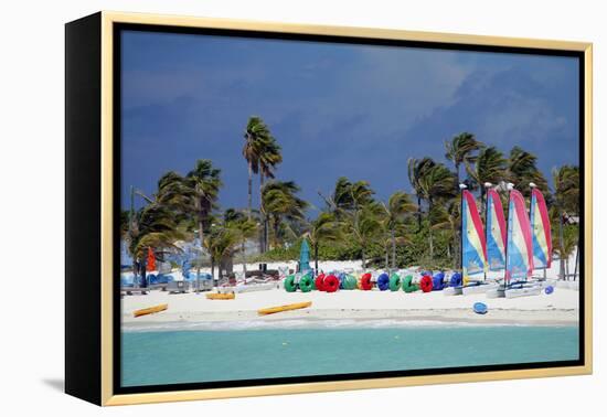 Watercraft Rentals at Castaway Cay, Bahamas, Caribbean-Kymri Wilt-Framed Premier Image Canvas