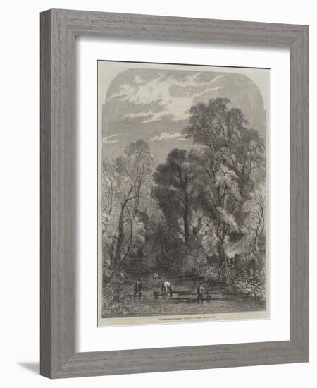 Watercress-Gathering-Samuel Read-Framed Giclee Print