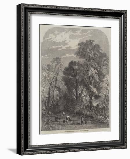 Watercress-Gathering-Samuel Read-Framed Giclee Print